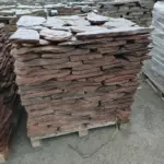 Песчаник Дракон красный галтованный 1 м³ (25-28 м²) обожженный, 20-30 мм для мощения дорожек